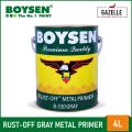 BOYSEN® Rust-Off™ Gray Alkyd Metal Primer B330 - 1L / 4L | Lazada PH