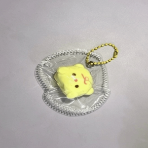 BEIBEI Food-Grade Silicone Animal Squishy Keychain Soft Mochi Mini Cute Animals Squeeze Keychain Sensory Pinch Edge-Stitching Style Fidget Toy Keyring Adults