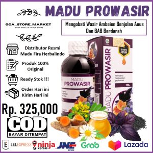 COD - Madu PROWASIR Asli Madu Herbal Atasi Wasir Ambeien Dan BAB Berdarah Terbukti Ampuh & Reaksi Ampuh