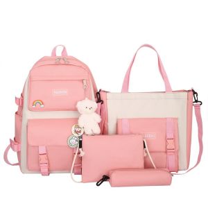 Calviero Collection G2989 TAS RANSEL SEKOLAH ANAK PEREMPUAN DAPAT GANTUNGAN LUCU