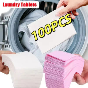 100PCS Washing Machine Color Catcher Laundry Paper Sheets Anti Dyed Mixing Color Absorption Films