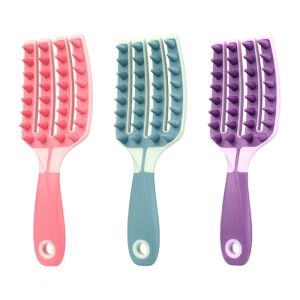 Long Handle Scalp Hair Shampoo BrushScalp BrushScalp Scrubber for Dandruff RemovalSilicone Hair Comb Gifts
