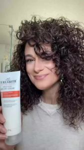 CURLSMITH Weightless Air Dry Cream for Hair Hydrating and Detangling Leave In Conditioner for Curly Hair For All Curl Types Vegan & Cruelty-free