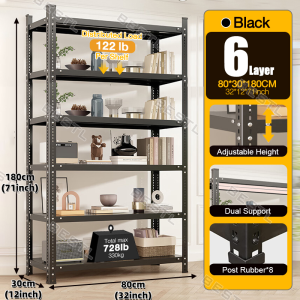 6/7 Layers Steel Rack Metal Rack Steel Shelf Rack Boltless Rack Metal Stainless Shelf