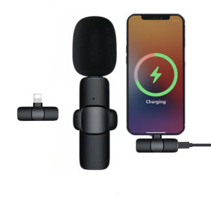 K9 Wireless Lapel Microphone Lavalier Mic Live Stream Microphone For Live Stream Portable Remove Noise Cancelling