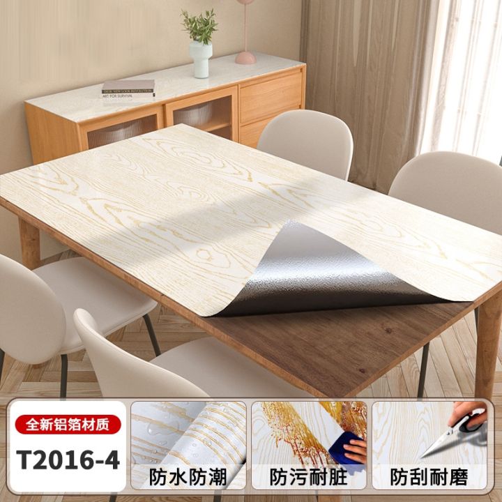Thick Waterproof PVC Wood Grain Furniture Renovation Sticker Self ...