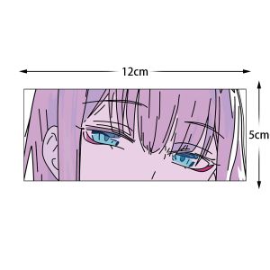 Miếng Dán Phản Quang Hoạt Hình JDM Mắt Hai Chiều Miếng Dán Bình Xăng Xe Máy Ô Tô Miếng Dán Trang Trí Cản Xe Kính Chắn Gió Đề Can Phủ Chống Trầy Xước