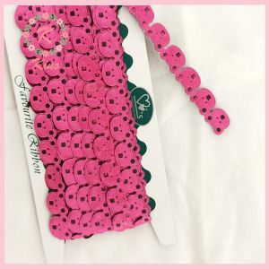 [PER ROLL] Renda Panda Pink Fanta Renteng Lucu Hiasan Hijab Cantik Hiasan Dekorasi - vintage rustic Hantaran Lamaran hiasan mukena