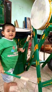 bedug drum motif besar untuk masjid dan musholah