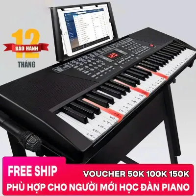 (VIDEO THẬT) Đàn organ đàn piano điện tử 61 phím cao cấp đàn luyện ngón cho người mới tập đàn piano cho bé