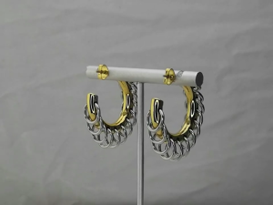 Phong cách C hình trang trí Tai Cá Nhân C hình thả những chiếc Khuyên tai phụ kiện tinh tế dangle Bông tai hình tròn