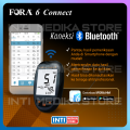 FORA 6 CONNECT - Alat Cek 6in1 Gula Darah + Kolesterol + Asam Urat + B-Keton + Hemoglobin + Hematokrit | Buatan SWISS | Connect Smartphone LED Backlight Metode Terbaru | Multi-Functional Monitoring System with BLUETOOTH. 