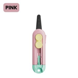 Cutter Pisau Unboxing Mini Portabel untuk Membuka Paket dengan Magnet dan Bahan Teflon Anti Lengket dengan Bagian Depan Tidak Lancip Tidak Merusak Isi Paket