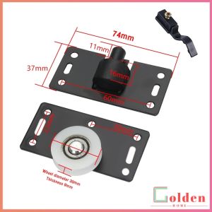 Golden รอกล้อเลื่อนประตูบานเลื่อน สําหรับตู้เสื้อผ้า ลูกกลิ้งประตู Sliding Door Wheels