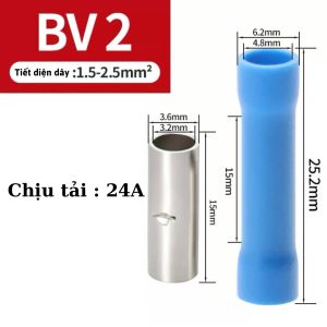 ống nối dây điện combo 100c cos nối dây điện đầu cos nối thẳng ống bọc dây điệncốt nối dây điện cos nối điện bọc phủ nhựa