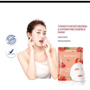 BIOAQUA SHEET MASK Memutihkan Mengecilkan Pori Antioksidan Kulit Wajah Masker Wajah BPOM Original