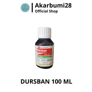 INSEKTISIDA DURSBAN 200EC BAHAN AKTIF KLOPIRIFOS 200 G/L KEMASAN 500 ML