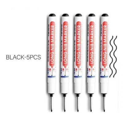 5/10Pcs 20mm Waterproof Permanent Long Nib Metal Marker Pen Permenant Oily Paint Pen