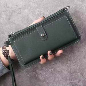 HY BAG# 8012 FASHION WOMENS PU LEATHER LONG WALLET LARGE CAPACITY CLUTCH WALLET MULTI CARD ID ORGANIZER