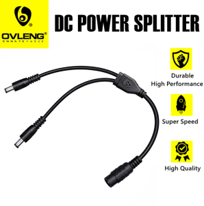 1 to 2/4/8 Way DC Power Splitter Cable for CCTV Camera Adapter Connector Female Male Power Supply