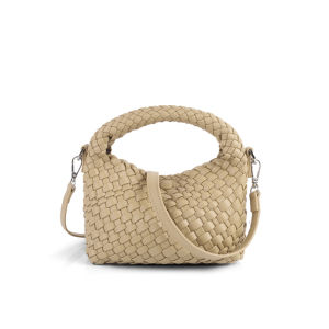 LIKEBAG tui xach nu dep Phụ nữ Túi bện tay Túi dưới cánh tay da PU bện túi xách nữ Túi xách tay Nữ đeo vai đeo chéo