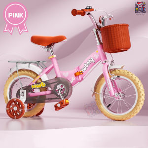 [SG Seller]12/14/16/18 Inch Foldable Kids Pedal Bike Suitable For 2-6Y Boys Girls Outdoor Sports Children Bicycle Gift