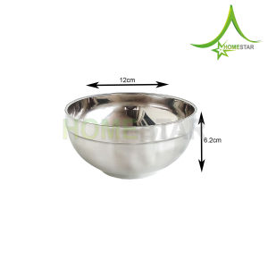 Mangkok Korea Double Wall Bowl Stainless Tebal