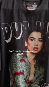 ABT Dua Lipa Oversize shirts Silkprint Halftone .C