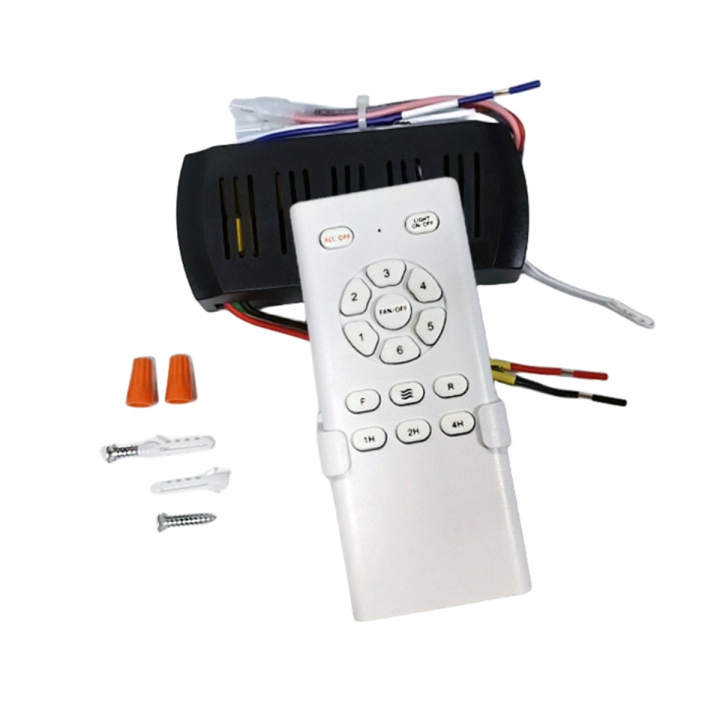 Frequency Conversion Ceiling Fan Remote Control Kit Light High Voltage 6 Speed Remote Receiver Frequency Conversion Ceiling Fan Remote Control Kit Light High Voltage 6 Speed Remote Receiver