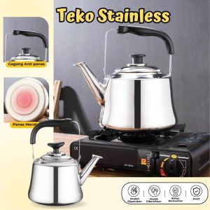 Teko Air - Kettle Classic Stainless Stel 3 Ukuran