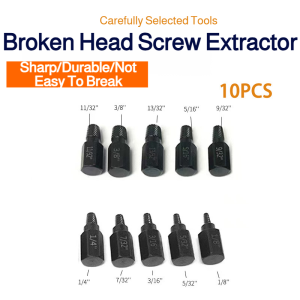 Screw Remover Sharp Enhance Work Efficiency Screw Removal Tool Save Time and Energy Strong Targeting