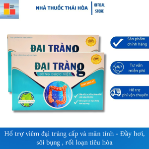 Đại Tràng Đông Dược Việt - Hổ Trợ Viêm Đại Tràng Cấp Và Mãn Tính - Đầy Hơi Sôi Bụng  Rối Loạn Tiêu Hóa - Hộp 30 Viên