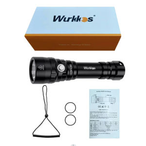 Wurkkos WK20S Powerful Diving Flashlight IPX8 Waterproof Scuba Dive Light Rejected Max 2000 Lumen SST40 HD LED 4 Modes