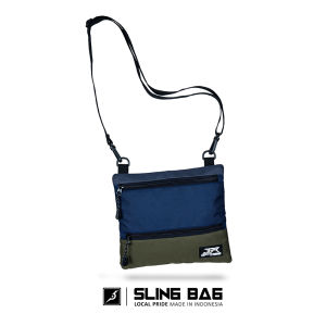 Tas Selempang JFR Muja JTA15 Desain Sporty Warna Navy Olive