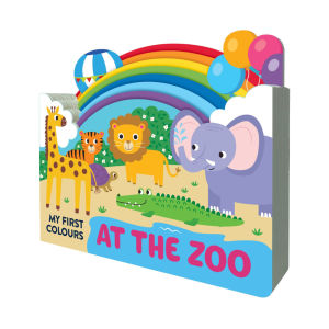 My First Colours At The Zoo Board Book To Learn About Animals (Hardcover) For Toddlers