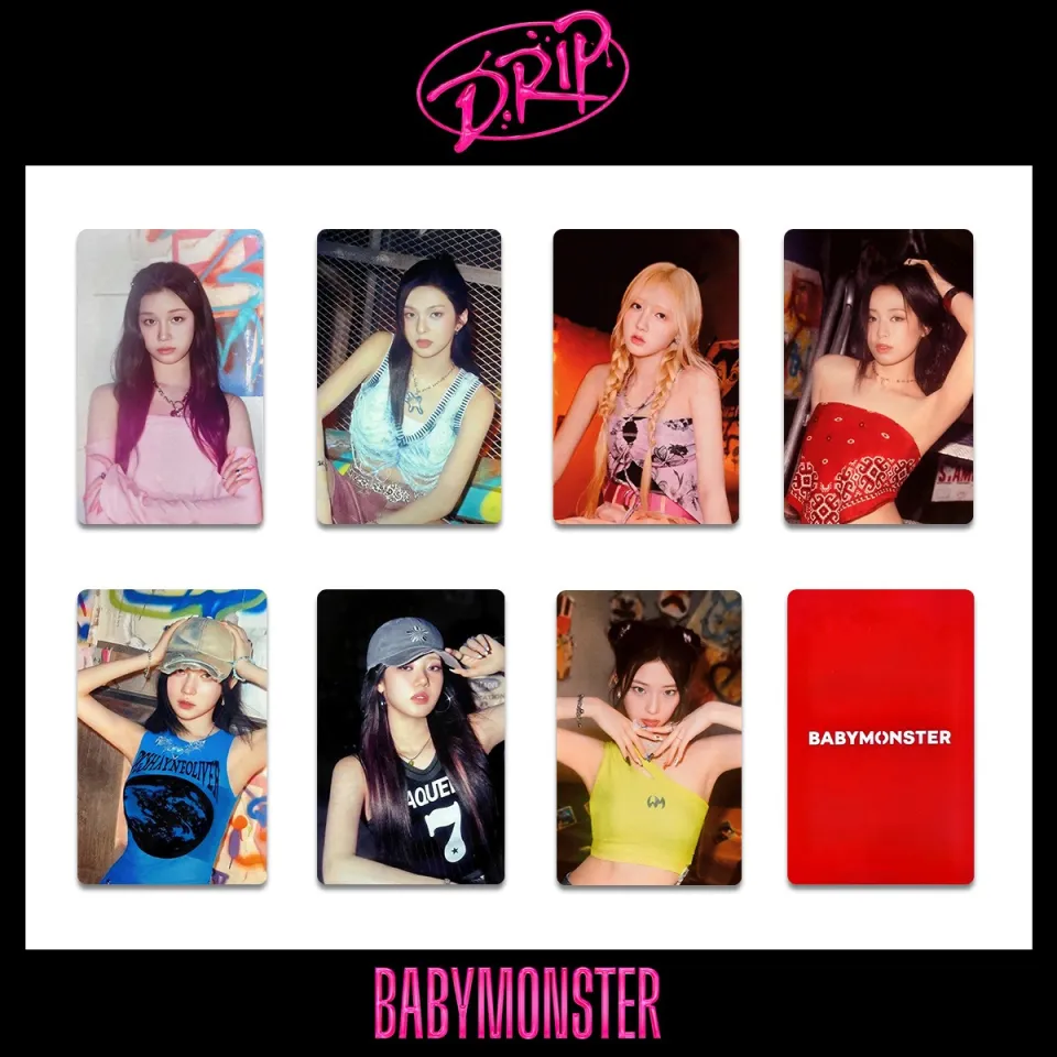 BABYMONSTER Album Drip PhotoCard TAG Bandana Tower Lucky Draw