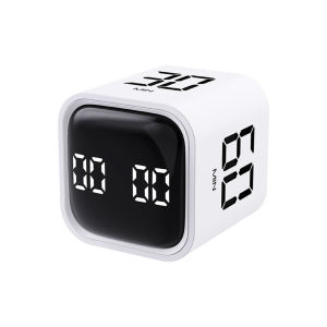 SG KK ONE MALL Gravity Flip Timer Silent Study/Kitchen Alarm | Type-C Charging | 99Min Countdown | Vibration