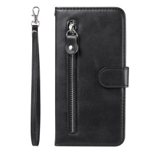 Zippered Flip Case for Vivo Y50 Y38 Y39 Y36i Y36t Y35 Y35+ Y22s Y22 Y33s Y33t Y10 Y01 Y56 Y55 Y55s Y53s Y72 Y52 Y52t Y73 5G Leather Card Slots Wallet Stand Phone Cover