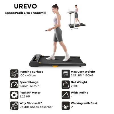 (READY STOCK) Xiaomi UREVO U1 Walking Machine Walking Treadmill