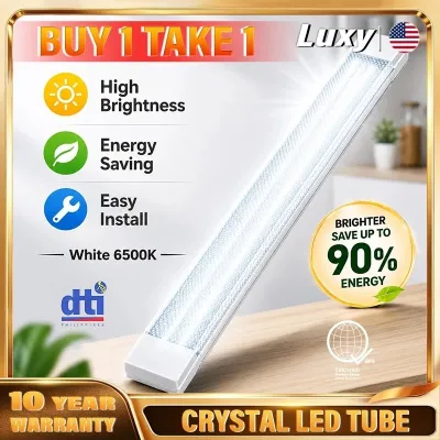 yeelite 2026 New Crystal LED Tube Light Ceiling Lights For Living RoomOffice Warehouse Room lighti
