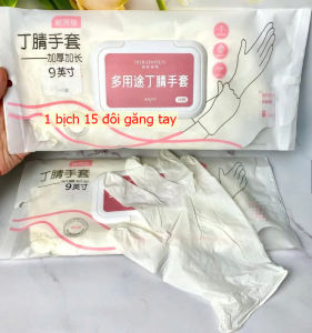 Găng Tay Dùng 1 Lần 60cm - Siêu Dai Chống Tuột Đa Năng Rửa Chén Bát Giặt Đồ Dọn Dẹp Nhà Cửa