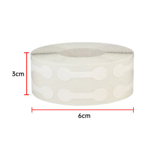 1000pcs Blank Price Tag Round Heads Paper Labels Sticker For Ring Necklace Bracelet Jewelry Display