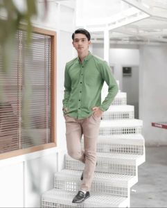 KEMEJA DISTRO LENGAN PANJANG KEMEJA PRIA POLOS TERMURAH BERKUALITAS PREMIUM