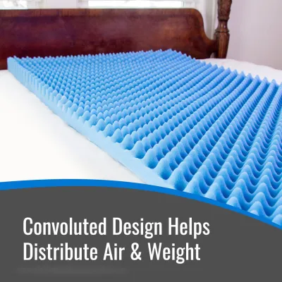 Back Care Mattress Topper Anti Bedsore Mattress Egg Crate Foam Airflow Mattress Foam Uratex