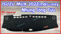 Thảm Taplo ISUZU MUX bằng Nhung lông, Da vân Carbon, Da vân Gỗ 2016 2017 2018 2019 2020 2021 2022 2023 2024 2025. 