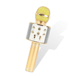 Micrô Bluetooth không dây WS858 chính hãng 100% Loa karaoke WS-858