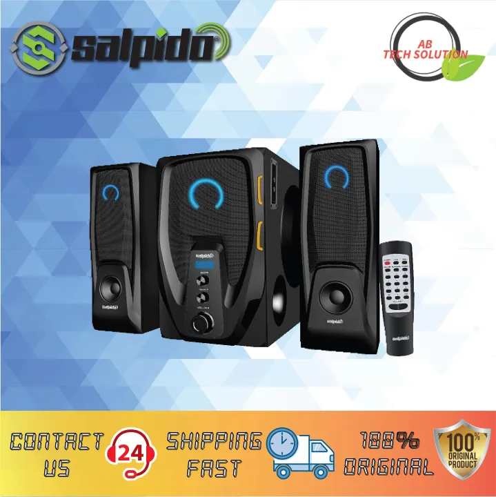 Salpido The Ultimate G6 Core Multimedia 2.1 Speaker Support Karaoke