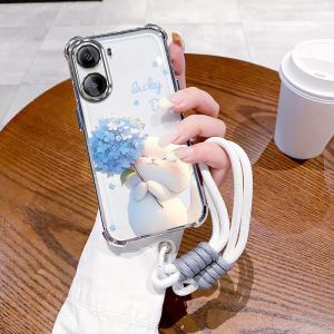 Case สำหรับ Xiaomi poco X7 Pro 5กรัม poco X7 4กรัม2024 redmi A5 4กรัมศัพท์ปลอก softcase ซิลิโคนกันกระแทกปกการออกแบบใหม่ความงามการ์ตูนดอกไม้แมวที่มีเชือกเส้นเล็กสำหรับสาวๆ sjstlshm01