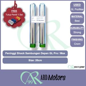 Peninggi shock sambungan shock skok depan GL Pro / Max panjang 20cm