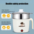 [Malaysia Plug] 1.8L Mini Rice Cooker periuk nasi elektrik kecil	Non Stick Electric Rice Cooker With Steamer Household Dormitory Student For 1-2 person Electric Cooker Cooking Pot Hot Pot 电煮锅. 